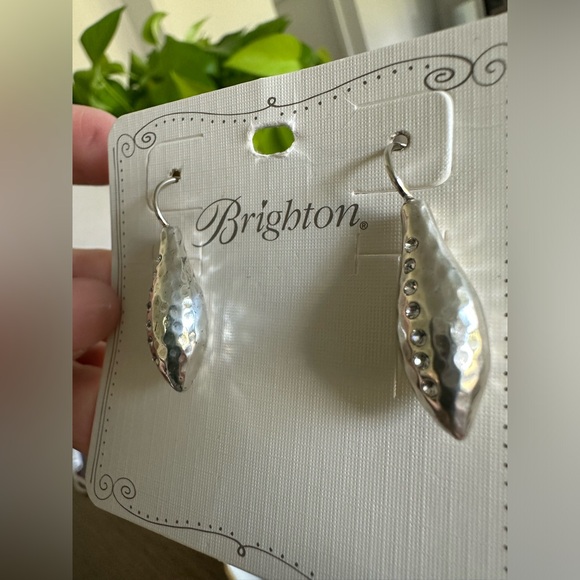 Brighton BILBAO French Wire Drop Long Earrings Crystal - Picture 2 of 4